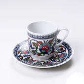 GÜRAL PORSELEN Gözde Double 4 Parça 2 Kişilik Kahve Fincan Takımı 60932 - 3