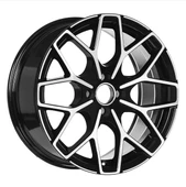 EMR-S1038-17 7.5x17" -4x108 ET35 63.4 Black Diamond Jant (4 Adet) thumbnail 1