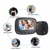 YECO PD-10 Akıllı Görüntülü Kapı Zili – Kablosuz, Tuya Uyumlu, 1080P Güvenlik Kameralı Zil - 8