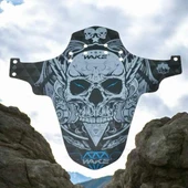 Wake Mtb Bisiklet Çamurluk Trekking Ön Veya Arkaya Takılabilir 4 Adet Cırt Kelepçe Hediyeli Kuru Kafa thumbnail 1