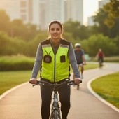 Jk30-2 Motosiklet ve Bisiklet Reflektörlü Yelek thumbnail 4