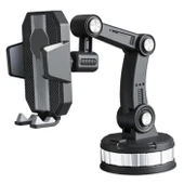 Oto, Araç Cam ve Torpido Vantuzlu Akrobat Telefon Tutucu 360 Derece Ayarlı thumbnail 1