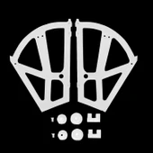 Açılır Kapanır Ayakkabılık Raf Bağlantı Aparatı Plastik 1 Takım Sağ Sol Farklı Bölmeli Beyaz Renk thumbnail 4