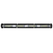 Beyaz Turuncu Çakarlı Led Off Road Slim Sis Farı Çalışma Lambası 48 Led 12-24V 33cm - 1