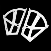 Açılır Kapanır Ayakkabılık Raf Bağlantı Aparatı Plastik 1 Takım Sağ Sol Farklı Bölmeli Beyaz Renk thumbnail 5