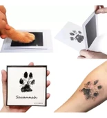 Kedi Köpek Pati İzi Fotoğraf Çerçevesi Seti - 1