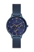 DAVID GUNER MAVİ KAPLAMALI MAVİ KADRANLI KADIN KOL SAATİ DG-8120LC-H3E - 1