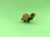 Sevimli Kaplumbağa Figürü – Hareketli Eklemli 3D Oyuncak - 4