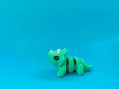 Sevimli Triceratops Dinazor Figürü – Hareketli Eklemli 3D Oyuncak - 2