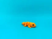 Sevimli Gecko Figürü – Hareketli Eklemli 3D Oyuncak - 3
