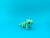 Sevimli Triceratops Dinazor Figürü – Hareketli Eklemli 3D Oyuncak - 4