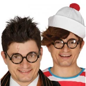 Siyah Çerçeveli Numarasız Camlı Öğrenci Şaka Gözlüğü 1 Adet - 1