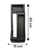Tofaş Araca Özel Koltuk Arası Konsol Siyah - 4