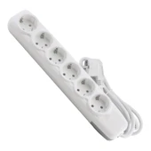 Kablolu Topraklı Grup Priz Fiş 6'lı Çoğaltıcı 2 Metre Çoklu Asmalı Uzatma Kablosu Anahtarsız - 2