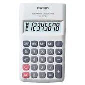 Casio HL-815L-WE 8 Hane Beyaz Hesap Makinesi - 1