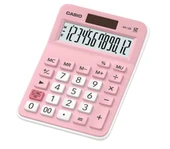 Casio MX-12B-PK Pembe 12 Hane Masa Üstü Hesap Makinesi - 1