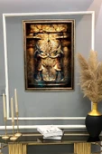 Antik Mısır Desenli Çerçeveli Duvar Tablosu 50x70cm MISIR17 RENKLİ 50 X 70 - 2