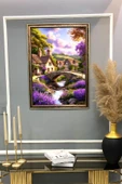 Doğa ve Manzara Desenli Çerçeveli Duvar Tablosu 50x70cm SERENE18 RENKLİ 50 X 70 - 2