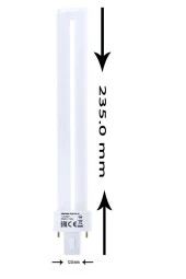 Osram 11W/827 Kompakt Floresan Ampul Sarı Işık 235 mm (5 Adet) - 4