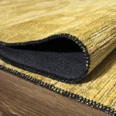 MİLANO ML103 Hardal  Leke Tutmaz Antialerjik Yıkanılabilir Dokuma Dekoratif Halı Kilim Yolluk - 1