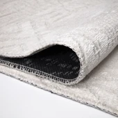MİLANO ML201 Krem Leke Tutmaz Antialerjik Yıkanılabilir Dokuma Dekoratif Halı Kilim Yolluk - 1