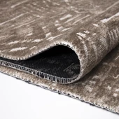 MİLANO ML202 Açık Bej Leke Tutmaz Antialerjik Yıkanılabilir Dokuma Dekoratif Halı Kilim Yolluk - 1