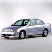 Honda Civic Sedan 2001-2005 Sol Sürücü Tarafı Güneşlik Gri Renk thumbnail 2