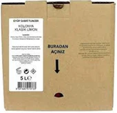 Eyüp Sabri Tuncer 5lt Limon  Kolonyası (5lt Bag IN Box Endüstriyel) - 1