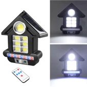 Solar Enerjili Kumandalı 81 LED'li Sensörlü Kapı Aydınlatması | Dış Mekan Güneş Paneli ile Gece Işığı - 2