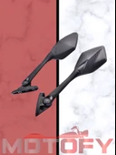 YAMAHA R25 2014 - 2018 KATLANIR AYNA TAKIMI KARBON STANDART BOY thumbnail 1