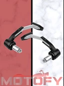 UNİVERSAL MOTOSİKLET FREN DEBRİYAJ KOLU MANET KORUMA BEYAZ ALÜMİNYUM PCX NMAX SPACY - 2