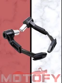 UNİVERSAL MOTOSİKLET FREN DEBRİYAJ KOLU MANET KORUMA SİYAH ALÜMİNYUM PCX NMAX SPACY - 1