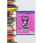 Kuromi Kilitli Defter 80 Yaprak Pembe- 14 x 20 - 2