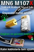 MN6 M107x 8 Metre Internet Kablosu/utp 0,57mm Cat6 Iki Kat Korumalı/ Iç Dış Mekan/8m Ethernet Kablosu thumbnail 8