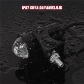 Motosiklet Mini Sis Farı Çift Renk Sarı-Beyaz Aç Kapa Düğmeli Scooter Araç Off Road Led Lamba 8V-80V Projektör Metal Kasa Arazi Çalışma Lambası 2 Adet Set - 8