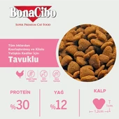 BonaCibo Adult Cat Light - Sterilised Kısırlaştırılmış Kediler için Yetişkin Kedi Maması 5 kg - 4
