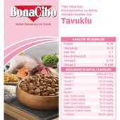 BonaCibo Kısırlaştırılmış Kedi Maması 5 kg - 3