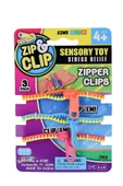 Zip Clip Zipper Clips 3lü Duyusal Oyuncak Fermuarlı Bilezik Seti: Fermuarları Açıp Kapayarak Odaklanın, Rahatlayın! - 1