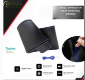 DİKİŞLİ DİREKSİYON KILIFI SİYAH DÜZ (PEDSİZ) - 1