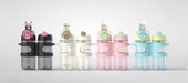 Shotay Su Matarası 2 Bölmeli Tritan Beyaz 900Ml - 6