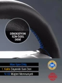 DİKİŞLİ DİREKSİYON KILIFI SİYAH DÜZ MAVİ DİKİŞ - 2