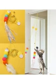 Elastik Kendinden Yapışkanlı Kedi Oyun Oltası - 1