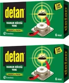 Detan Hamam Böceği Yemi Max 6'lı 2 Adet - 1