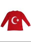 AY-YILDIZ BASKILI UZUN KOLLU TSHIRT - 1