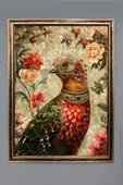 Dekoratif Modern Desenli Çerçeveli Duvar Tablosu 50x70cm RÜYA09 RENKLİ 50 X 70 - 1