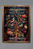 Dekoratif Modern Desenli Çerçeveli Duvar Tablosu 50x70cm RÜYA05 RENKLİ 50 X 70 - 1