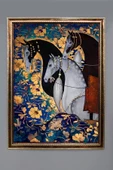 Dekoratif Modern Desenli Çerçeveli Duvar Tablosu 50x70cm RÜYA10 RENKLİ 50 X 70 - 1