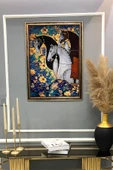 Dekoratif Modern Desenli Çerçeveli Duvar Tablosu 50x70cm RÜYA10 RENKLİ 50 X 70 - 2
