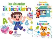 İlk Kitaplığım Hayvanlar + Çevremiz + İlk Sözcüklerim - 1