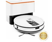 YUI S7 Plus Akıllı Çöp Istasyonlu Robot Vacuum & Mop Süpürge Beyaz - 1